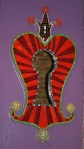 “Listen to your Heart” mirror  2004  30″W x&nbsp;45″H